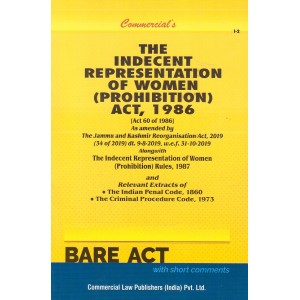 Commercial's The Indecent Representation of Women (Prohibition) Act, 1986 Bare Act